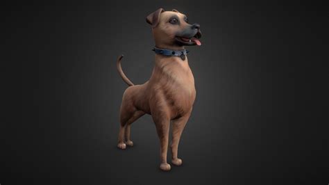 Stylized Dog - 3D model by Vanessa Celine (@PsychoPlacid) [8e0edff ...