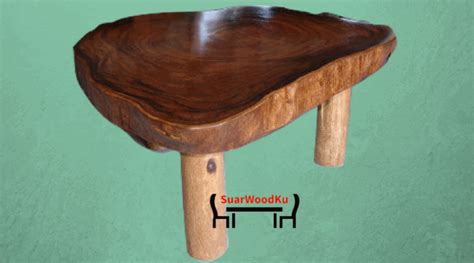 Coffee Table Natural Suar Wood SWKCT01 - suarwoodku