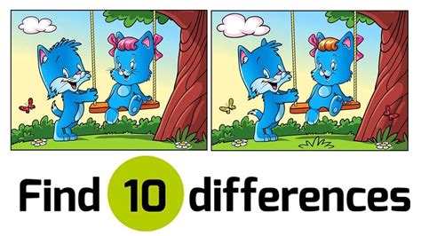 Find The 10 Differences | Best Spot The Difference Game | Fun Puzzles ...