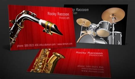 26+ Music Business Card Templates - PSD, AI, Word | Free & Premium ...