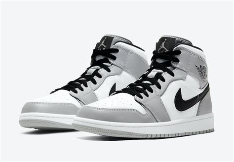 Air Jordan 1 Mid Light Smoke Grey 554724-092