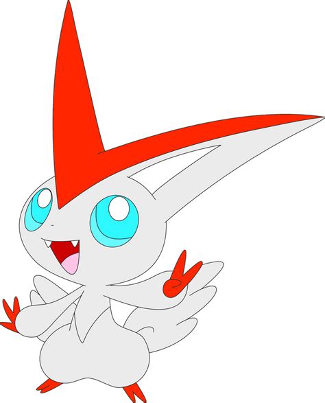 Victory the Shiny Victini by kasanelover on DeviantArt