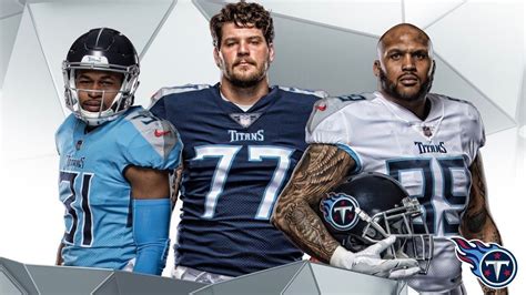 The Tennessee Titans unveil their new set of uniforms