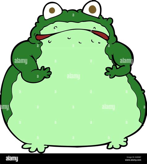 cartoon fat frog Stock Vector Image & Art - Alamy