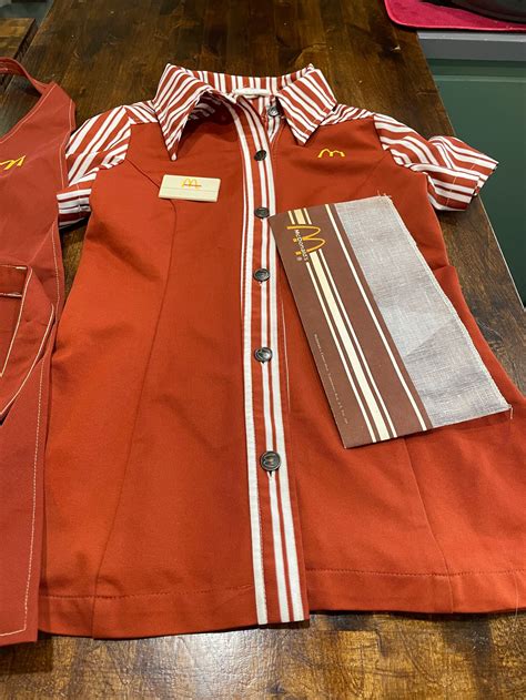 1976 Rare McDonalds Employee Uniform | Etsy