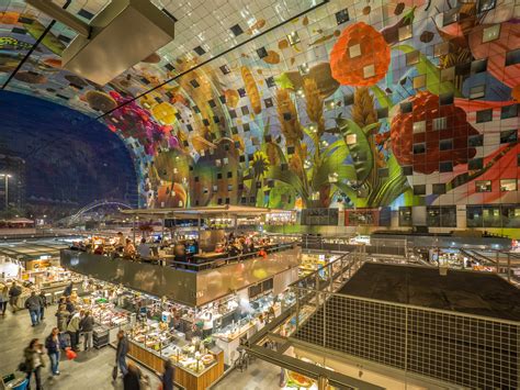 Markthal Rotterdam. Europe's largest covered market