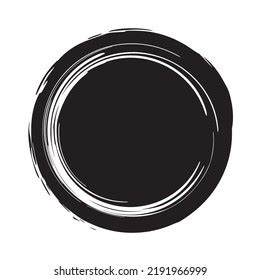 Circular Frame Black White Vector Illustration Stock Vector (Royalty Free) 2191966999 | Shutterstock