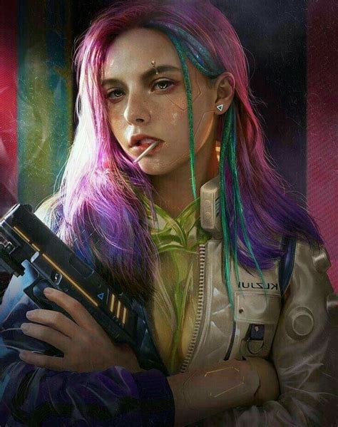 Pin by Daniel Gilewicz on Rysunki | Cyberpunk art, Cyberpunk girl, Cyberpunk character