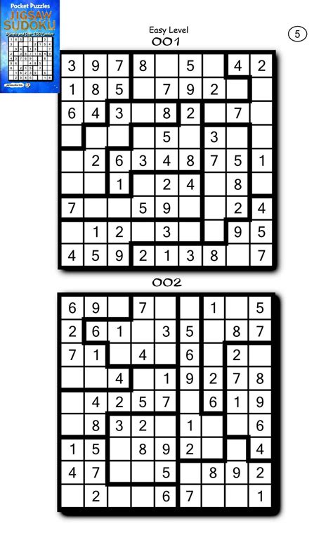 Printable Jigsaw Sudoku