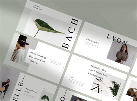 Minimalist Pitch Deck Template by Visuel Colonie on Dribbble