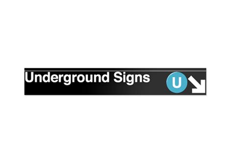 Underground Signs NYC - Brooklyn Navy Yard