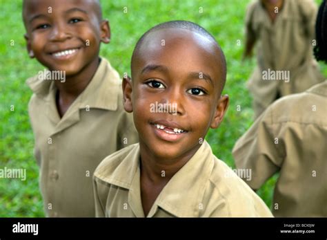 Jamaican School Kids Stock Photo - Alamy