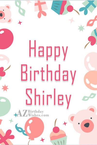 Happy Birthday Shirley