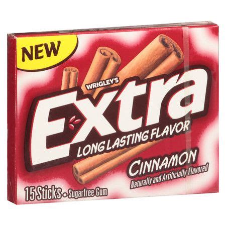 Extra Cinnamon Sugarfree Gum Cinnamon | Gum flavors, Cinnamon gum ...