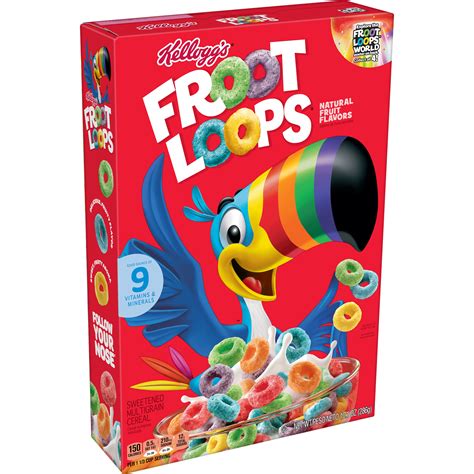 Kellogg's® Froot Loops® Breakfast Cereal in a Cup, Original, 1.5oz (60 ...