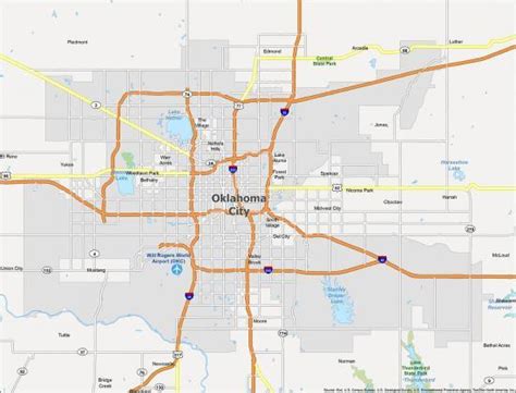 Oklahoma City Map - GIS Geography