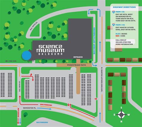 Location, Parking and Hours | Science Museum Oklahoma