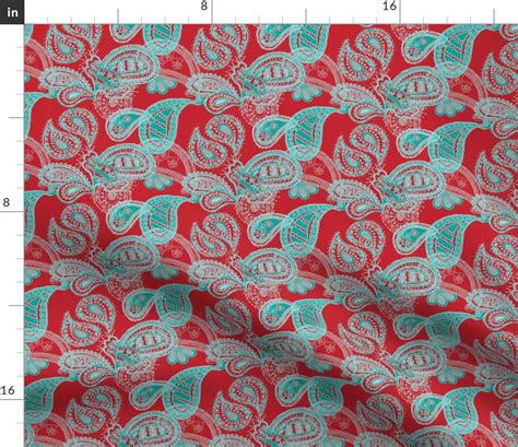 Red Bandana Fabric | Spoonflower