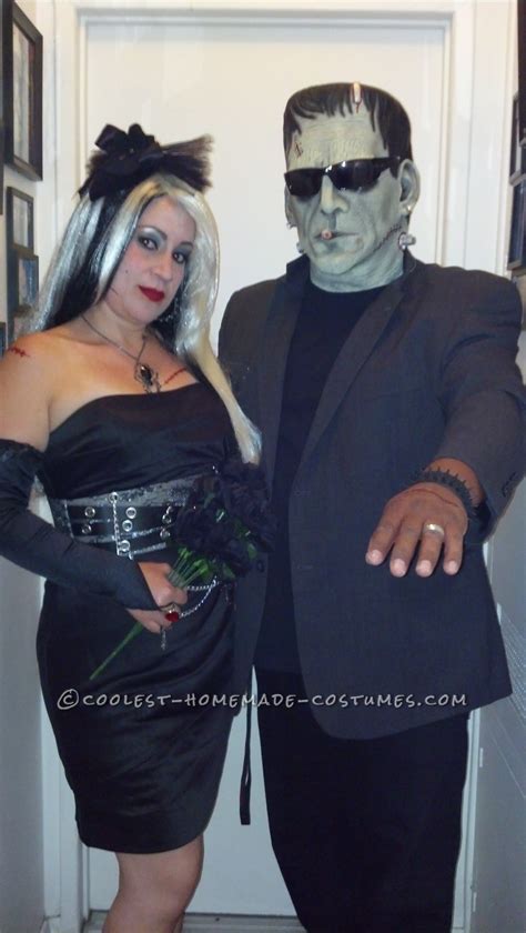 Modern Day Frankenstein and The Bride of Frankenstein Couple Costume