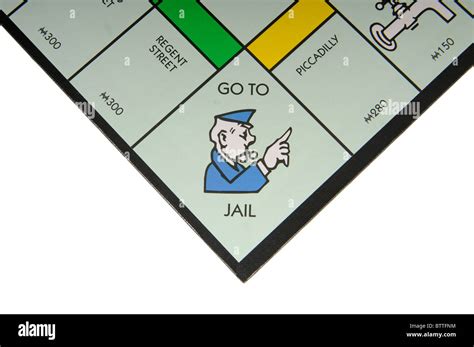 Monopoly Board Go to Jail Stock Photo - Alamy