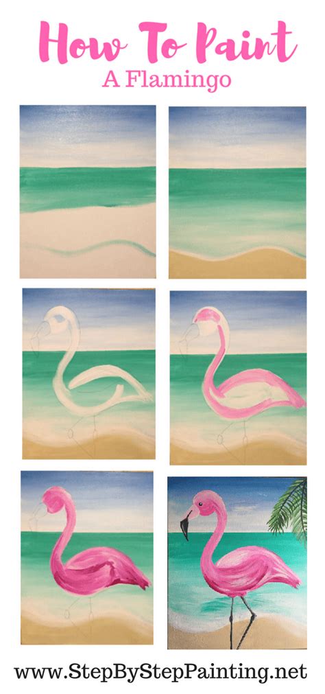 Flamingo Painting - Learn How To Paint A Flamingo Step By Step ...