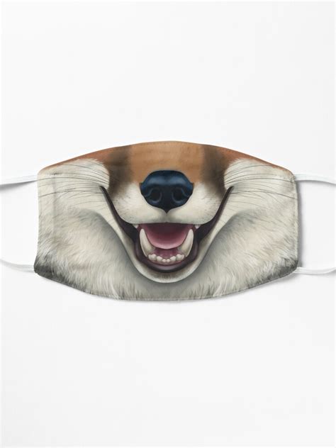 "Red Fox Face" Mask for Sale by SidianArts | Redbubble