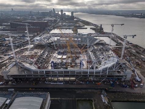 Work proceeds on Everton stadium as football future still uncertain