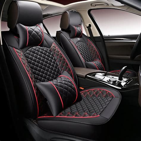 New Luxury PU Leather Auto Universal Car Seat Covers Automotive Seat Covers for Honda Accord FIT ...