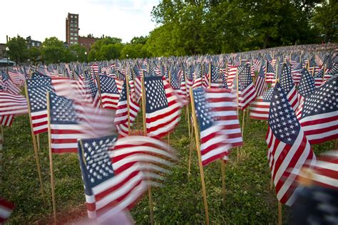 Photos: Thousands of American flags fly on Boston Common for Memorial ...