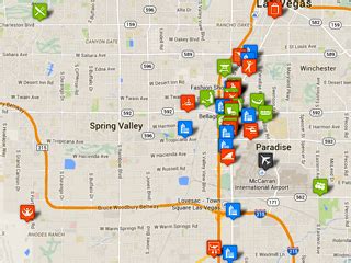 Spring Valley Las Vegas Map - Time Zones Map