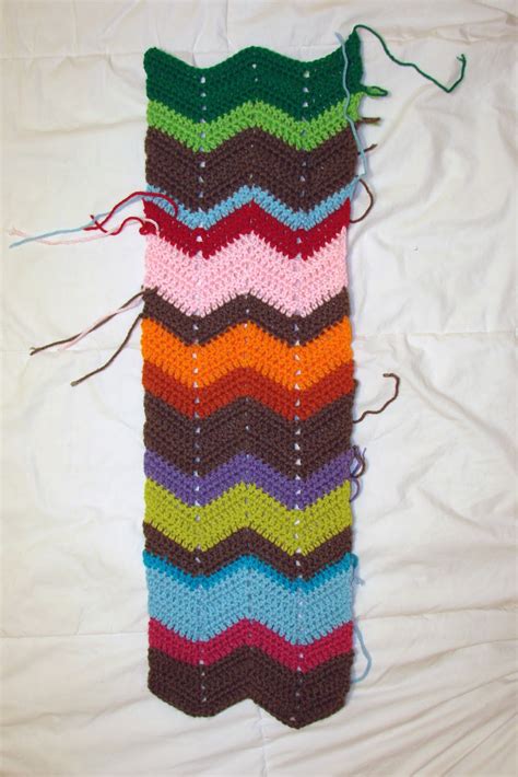 Crochet in Color: Chevron Scarf Pattern