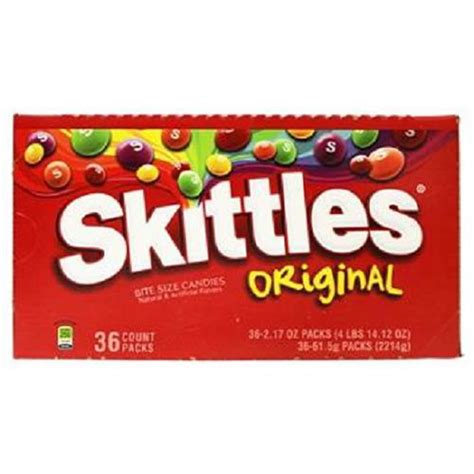 Skittles Original Candy, 2.17 ounce (36 Single Packs) - Walmart.com