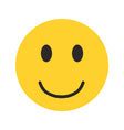 Smiley face emoji symbol icon isolated Royalty Free Vector