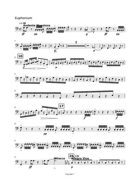 BS Enlarged Euphonium Sheet music for Euphonium (Solo) | Musescore.com