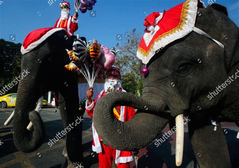 Mahout Dressed Santa Claus Costume Holds Editorial Stock Photo - Stock Image | Shutterstock