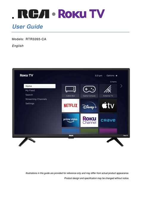 RCA ROKU TV RTR3265-CA USER MANUAL Pdf Download | ManualsLib