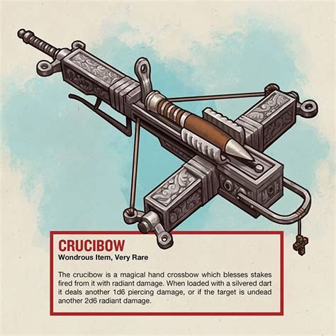 Homebrew Magic Weapon Hand Crossbow Magic Item for D&D 5E, Dungeons and ...