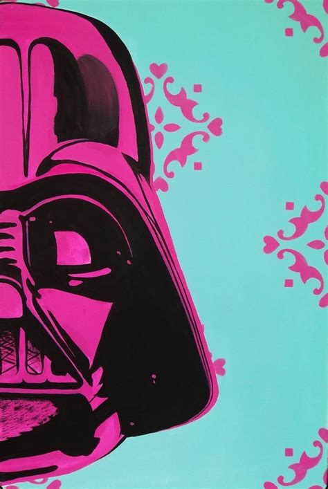 Darth Vader pink - starwars, cinema Painting by Daniil Sorokin ...