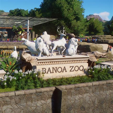 Banoa Zoo entrance building : PlanetZoo