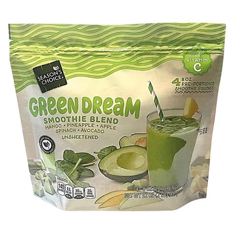 ALDI Season's Choice Green Dream Smoothie Blend Same-Day Delivery or ...