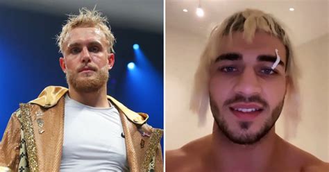 Tommy Fury comes for ‘p***y’ Jake Paul in blonde hair extensions as ...