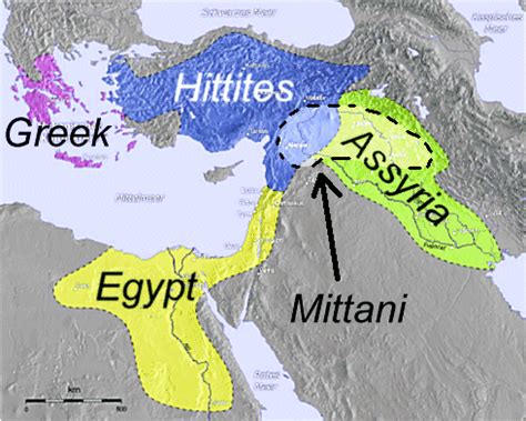 Hittite Empire World Map