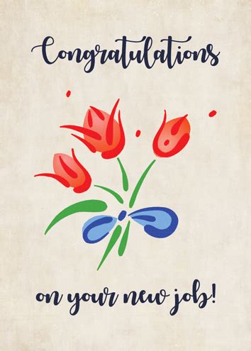 Flowers For Your New Job. Free New Job eCards, Greeting Cards | 123 ...