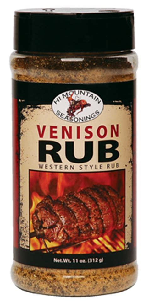 Hi Mountain Jerky Venison Rub 10 ounce Dry Seasoning for Deer, Elk ...