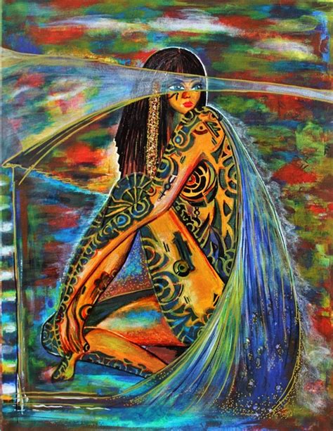 KUFER z artystycznym rękodziełem : Egipcjanka - z serii moje malowanie