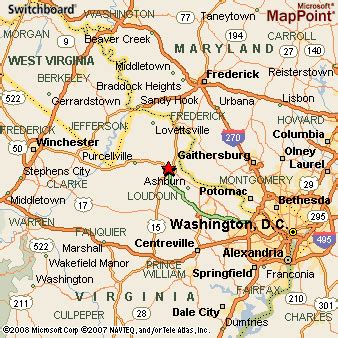 Where is Leesburg, Virginia? see area map & more