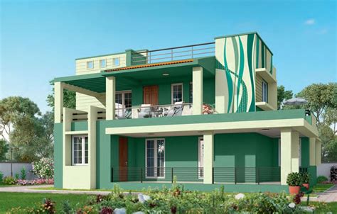 10 Pics Review Asian Paints Exterior Home Design And Descrition | House exterior, House design ...