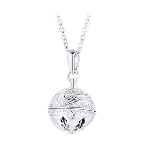 Silver Bell Pendant Necklace - Digital Dreambook