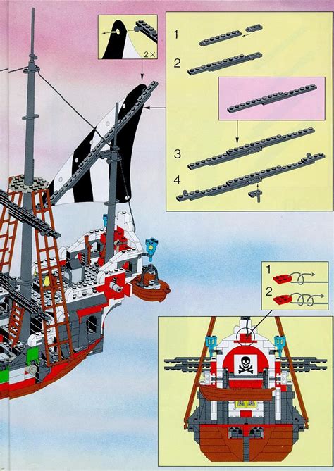 Old LEGO® Instructions | letsbuilditagain.com | Lego boat, Lego, Lego blueprint