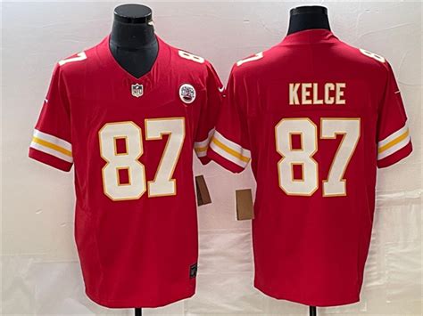 Kansas City Chiefs #87 Travis Kelce Red Vapor F.U.S.E. Limited Jersey ...